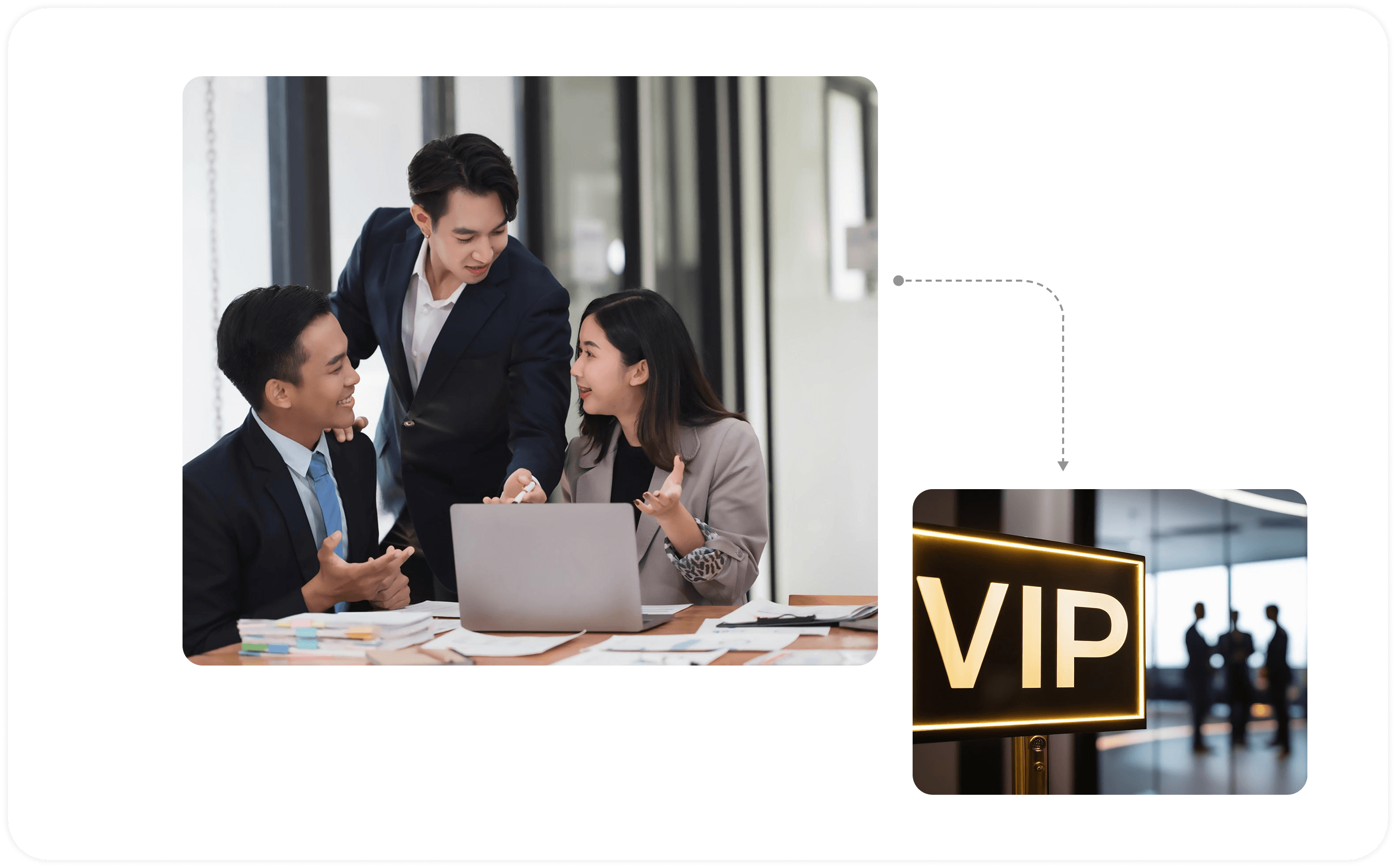 Ảnh minh hoạ cho mục VIP / Priority Customer Service