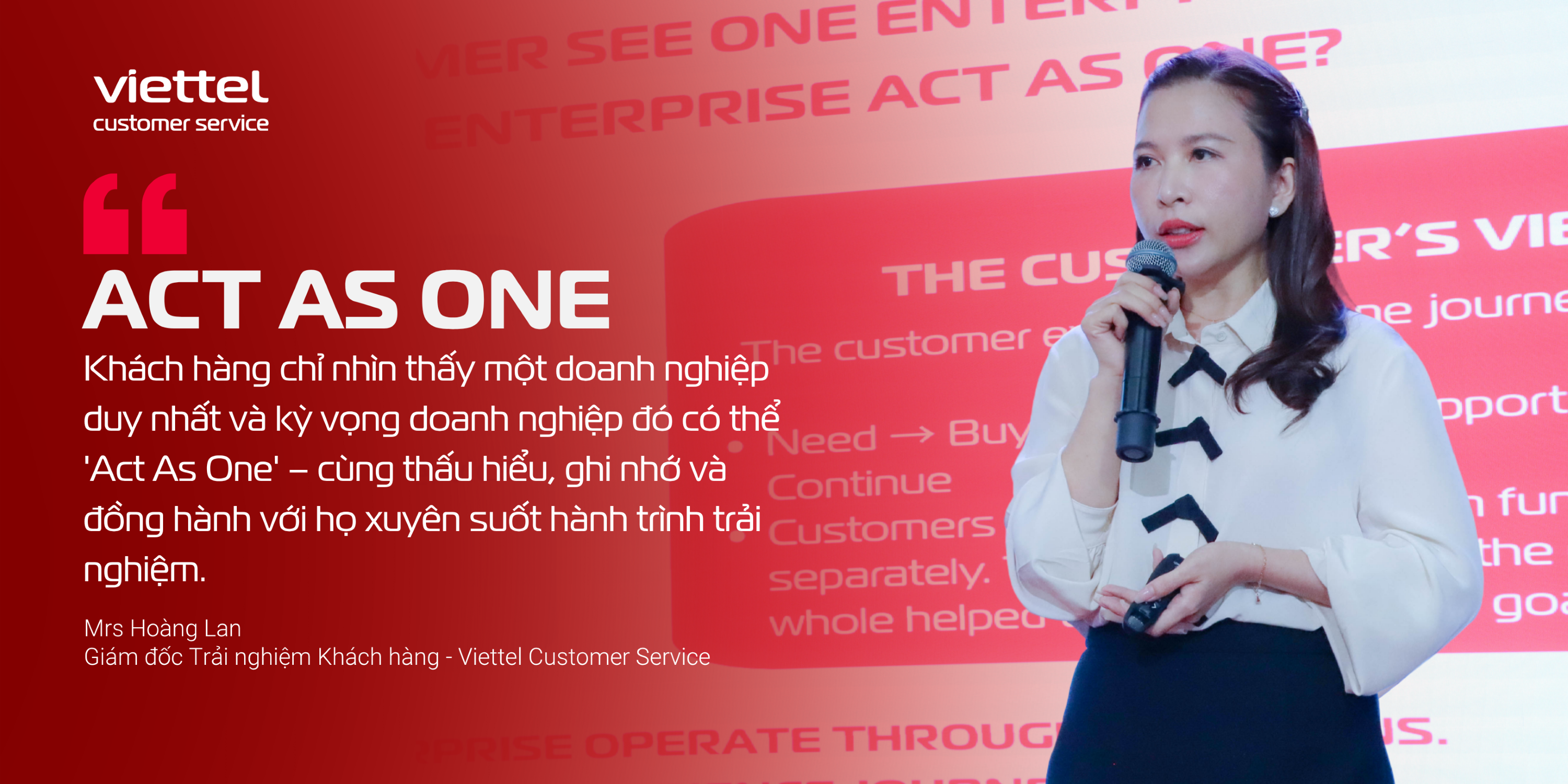 "Act As One": Từ năng lực Customer Experience Việt Nam đến thị trường quốc tế
