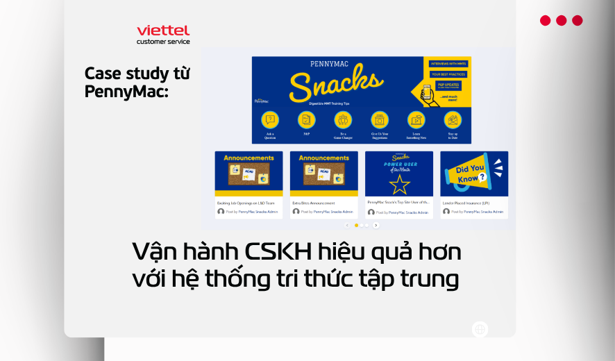 Case study từ PennyMac: Vận hành CSKH hiệu quả hơn với hệ thống tri thức tập trung